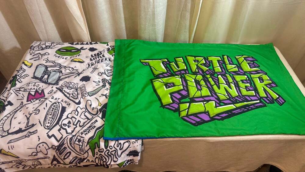 Teenage Mutant Ninja Turtles Mutant Mayhem FULL‎ Flat Sheet & Pillowcase